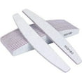 thumbnail image 1 of Lima de uñas profesional, 16 piezas, lima de uñas de doble cara, lima lavable de grano 100/180 para uñas, salón, mascotas (blanco), 1 of 5