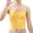 Yellow -BB02, variant on Dwellite Girls Camisole Tank Tops Soft Breathable Cami Basic Undershirt Sleeveless Summer Shirts 5-14 Years Yellow -BB02 L
