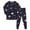 A10-Black, variant on Hessimy Unisex Infant Toddler Spring Summer Soft Fabric 2Pcs Soft Long Sleeve Comfortable Sleepwear Pajamas(Dark Purple,6-7 Years)