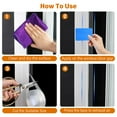 thumbnail image 4 of 2 roll Transparent Window Weather Sealing Tape, 2 Inch x 33 FT, Weather Stripping Residue-Free Clear Window Insulation Tape for Doors Windows and Shower Glass Gaps, 4 of 6