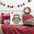 thumbnail image 5 of Christmas Pillow Covers 20 x 20 Inch Christmas Vacation Throw Pillows Winter Pillowcase Home Decor Living Room House Decorative Cushion Case for Sofa Couch, 5 of 6