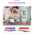thumbnail image 6 of Case for Samsung Galaxy A15 5G Case,Dual Layer Shell with Finger Ring Holder Kickstand, Full Body Heavy Duty Shockproof Protective Cover for Samsung A15 5G 6.5" Silver, 6 of 12