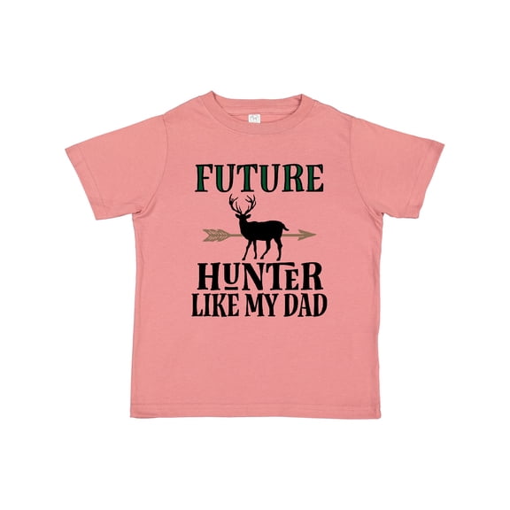 Inktastic Hunting Future Hunter Like Dad Boys or Girls Toddler T-Shirt
