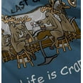 thumbnail image 4 of Life Is Crap - Moose Bar Last Call Printed Adult T-Shirt, 4 of 7