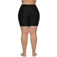 thumbnail image 4 of Sociala Women's Plus Size Swim Shorts High Waisted Stretch Board Shorts With Briefs Swimsuit Bottom, 4 of 6