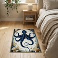 thumbnail image 3 of ODIKA Octopus Nautical Koi Tentacle Spotted Ship Cartoon Pirate Bathroom for Hallway, Study Room, Playroom, Non-Slip Low Profile, 3 of 7