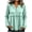 Army Green, variant on Women's Fringe Trim Top for Fall with Long Sleeve