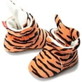 thumbnail image 4 of Unisex Newborn Baby Cotton Booties Non-Slip Sole for Toddler Boys Girls Infant Winter Warm Fleece Cozy Socks Shoes, 4 of 7