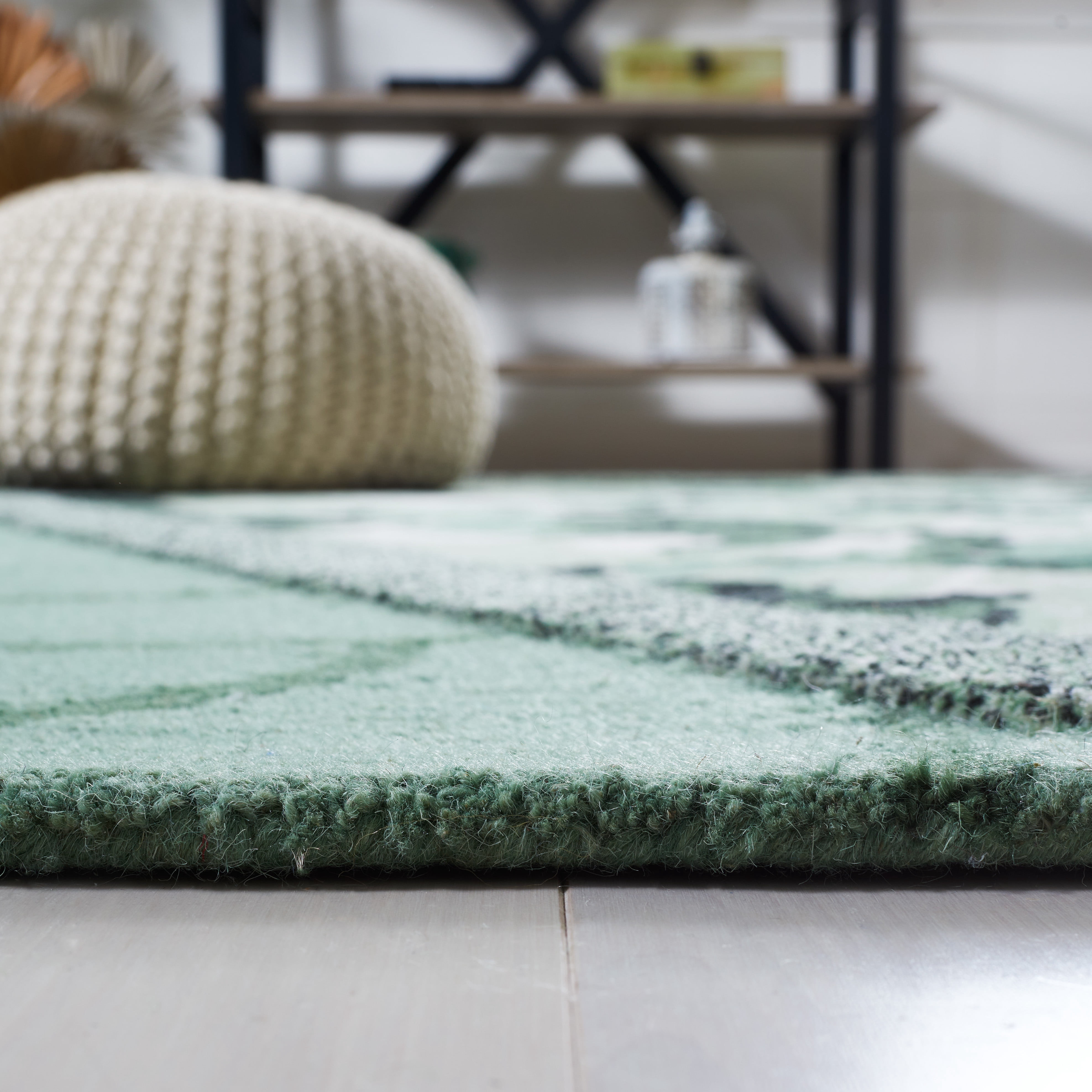 SAFAVIEH Fifth Avenue Deborah Abstract Area Rug, Green/Ivory, 8' x 10'