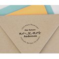 thumbnail image 4 of Printtoo Personalized Blue Self Inking Future Custom Stamper Address Round Heavy Duty Stamp-45 mm, 4 of 6