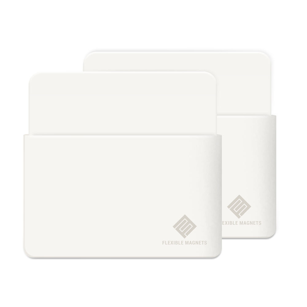 Magnetic Marker Holder, Storage Organizers - (White Pack of 2)