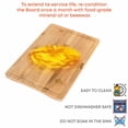 thumbnail image 6 of Bamboo Cutting Board Medium, 15x10 Inch Wood Cutting Board for Meat Cheese Vegetables, Wooden Cutting Boards for Kitchen, Wood Serving Tray, 6 of 10