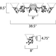 thumbnail image 2 of 2866FIOI Maxim Lighting Elegante - 4 Light Bath Vanity, 2 of 2