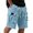 Sky Blue, variant on XDZJLR Big And Tall Men Shorts Cargo Casual Summer Waffle Knit Shorts With Solid Color With Pockets And Drawstring Hiking Shorts Sky Blue Xl