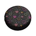 thumbnail image 3 of Kll Heart And Stars Tire Cover,Universal Wheel Tire Cover For Trailer, Rv, Suv, Truck,Camper And Many Vehicle,(15 Inch), 3 of 8