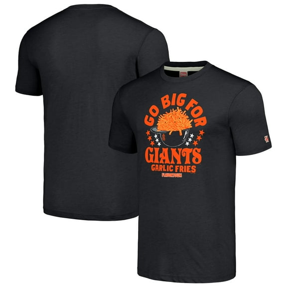 Unisex MLB x Guy Fieri-s Flavortown  Charcoal San Francisco Giants Tri-Blend T-Shirt