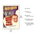 thumbnail image 2 of The Man with Two Faces - Starring Edward G. Robinson & Mary Astor - Directed by Archie Mayo - Vintage Film Movie Poster c.1934 - Master Art Print (Unframed) 13in x 19in, 2 of 4