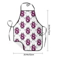 thumbnail image 2 of Goofa Bib Apron, Unisex Aprons Adjustable Waterdrop Resistant Cooking Kitchen Apron for Chef, Cute Number 8 Pattern Apron Bulk, 2 of 5