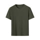 thumbnail image 2 of pstuiky camisetas para hombre, Camisas casuales de manga corta con cuello redondo y textura de color sólido para hombre camisas casuales para hombre xxl, 2 of 4