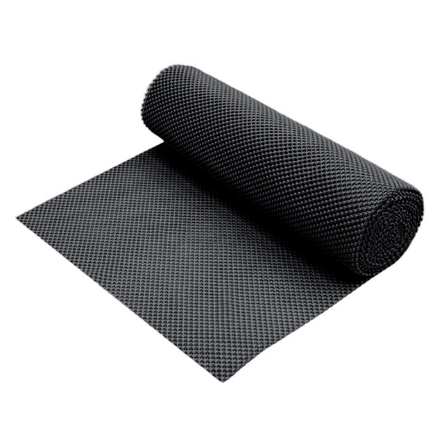 Lipstore Tapis de Pilates Antidérapant Découpable pour Musculation Entraînement Physique Exercice Noir