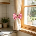 thumbnail image 4 of PONPRNGY 1 Pack Bow Curtain Tiebacks Clip Aesthetic Tie Backs for Curtains, Home Decor Living Room Curtain Decoration Clip, 4 of 6