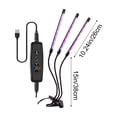 thumbnail image 3 of Vwrxbz LED Grow Light Indoor Simulated Sunlight with Timer Clip Lamp for s Flowers, 3 of 9
