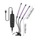 thumbnail image 3 of Luz LED para cultivo de plantas de interior, luz solar simulada con temporizador, cuello de gallina y clip ajustables de 360°, lámpara de suculenta y de flores alimentadas por USB, 3 of 6