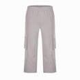 thumbnail image 6 of 3/4 Cargo Shorts for Men Casual Summer Trousers Bermuda Short Summer Leisure Pant with Mutil Pockets, 6 of 7