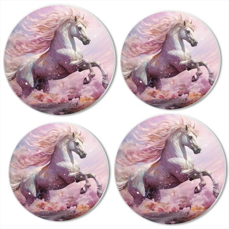 

BaHomeck Electric Stove Burner Covers Set of 4 Round Metal Gas Stove Burner Covers 8 Inch and 10 Inch Kitchen Decor Colourful Unicorn On Ocean