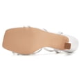 thumbnail image 5 of Women  Square Toe Kitten Heel Sandals   Ankle Strap Buckle Closure, Open Back Design, Open Toe Summer Dress Sandals, 5 of 5