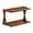 beige, variant on 11.81x7.48x7.08 Inch 2 Tier Bamboo Shoe Rack,Portable Folding Multifunctional Free Standing Shoe Shelf Storage Shoe Storage Rack for Corridors,Bedrooms and Small Spaces