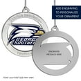 thumbnail image 2 of Fan Frenzy Gifts Georgia Southern Eagles Officially Licensed Silver Ornament, 2 of 4