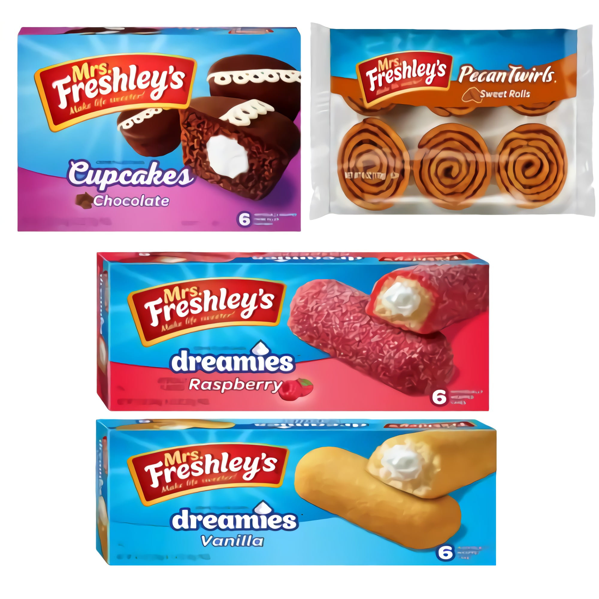 Mrs. Freshley's Snack Cakes Combo Packs by Tribeca Curations