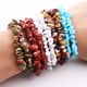thumbnail image 2 of Pulsera elástica de cuentas de chips naturales de 5 a 8 mm, joyería de moda con energía de cristal curativo para mujeres, hombres y niñas, regalo de cumpleaños, 2 of 5