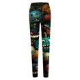 thumbnail image 4 of Workout Clothes for Women Autumn And Winter Artistic Printed Soft Stretchy Pants Fitness Clothing Black XL, 4 of 5