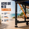 thumbnail image 3 of Mesa Ping Pong Plegable Profesional Centurfit Ruedas Tablero MDF Estructura Acero Red 2 Paletas 3 Pelotas Interior Exterior Hogar Escuela Club Oficina Recreacion, 3 of 7