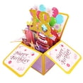 thumbnail image 6 of Rechale Shiny Happy Birthday Pop Up Card for Daughter Niece Son, Sweet Gift for Girl Boy, Awesome Birthday 3D Greeting Card for Him Her (10th-21st), 6 of 8