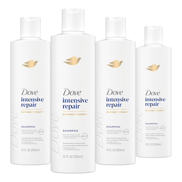 Dove Nutritive Solutions Shampoo, Intensive Repair 12 oz (Pack of 4)