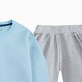 thumbnail image 4 of TOWED22 Toddler Girl Boy Pants Set 2 Piece Clothes Long Sleeve Graphic Tees and Stretch Pants for Toddler Fall Winter Outfits Clothing(Sky Blue,18-24 M), 4 of 4
