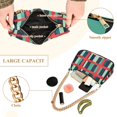 thumbnail image 2 of FORMRS Womens Shoulder Bag with Chain Strap Clutch Purse Cute Tote Handbag, Green Plaid, 2 of 7