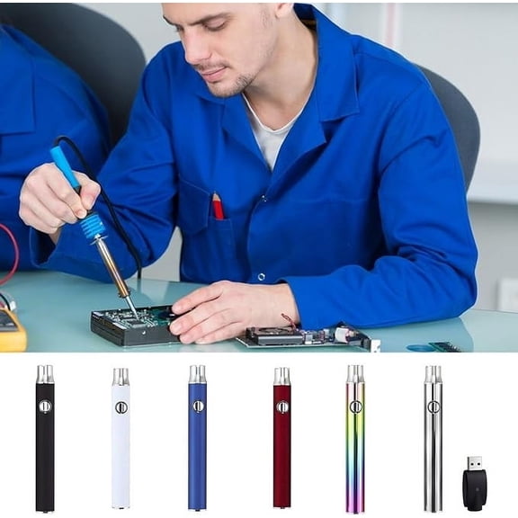 Oefntac Soldering Iron Kits Thread Soldering Iron Kit 3 Gear Adjustable Voltage 650mAh Battery Cart Pen USB Adapter Welding Tool Portable Cordless