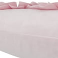 thumbnail image 6 of JWH 3D Handmade Aesthetic Decorative Velvet Flower Accent Pillow Case for Room Decor Gift 12x20inch in Light Pink, 6 of 8