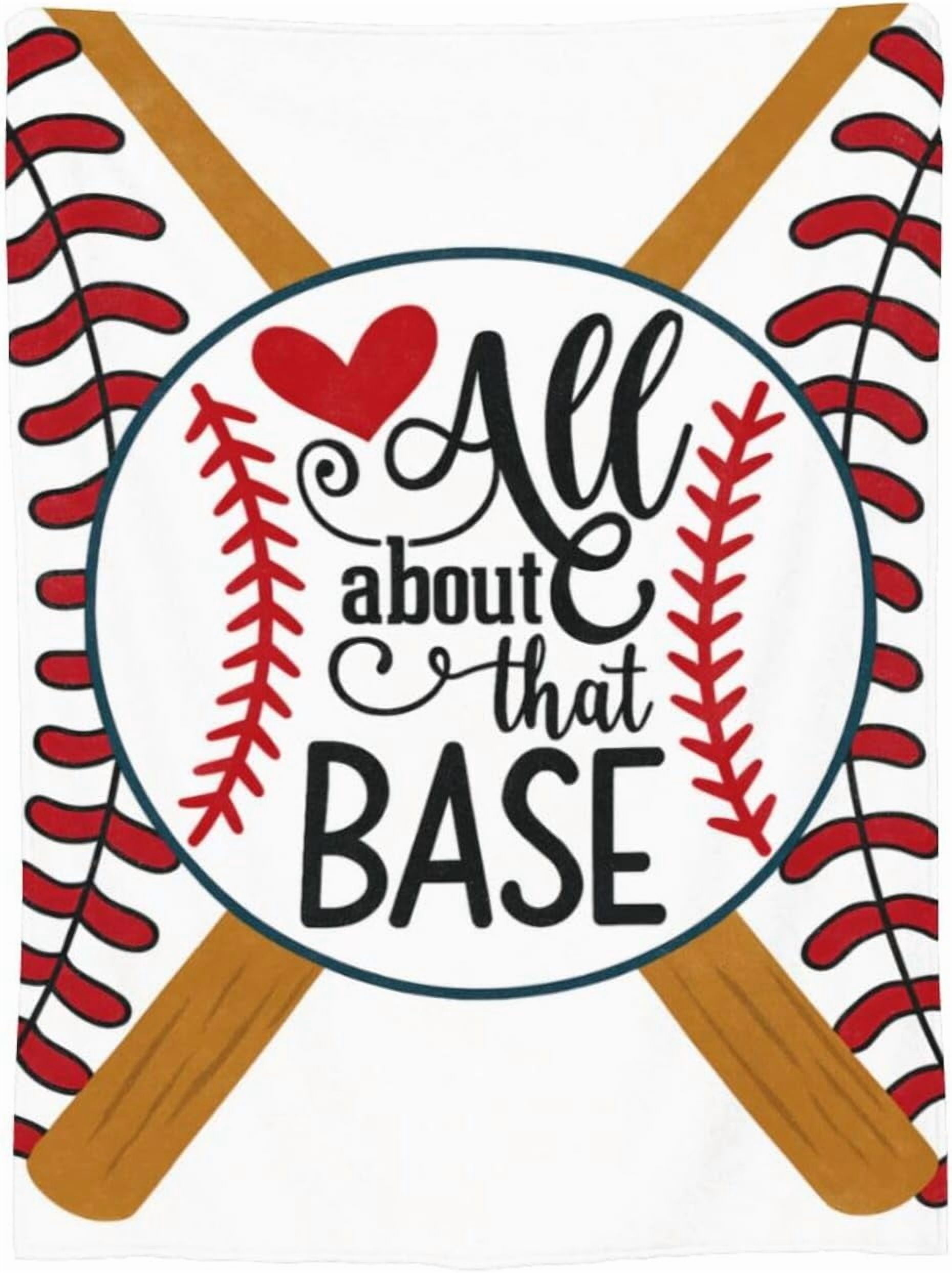 Baseball Blanket Super Soft Warm Fluffy Fleece Flannel Sports Blanket Cozy Fuzzy Plush Stuff Bedding Blankets Gifts for Teens men Users Women Women Adults 80"X60"