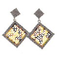 thumbnail image 3 of Pendientes colgantes de acrílico con estampado de leopardo para mujer G,JE140403, 3 of 5