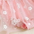 thumbnail image 6 of Zanarzt Girl Romper Outfit Baby Girl Clothes Romper Ruffe Sleeveless Bodysuit Baby Girl Outfits Girl Dress Pink,6-9 Months, 6 of 6