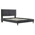 thumbnail image 2 of Roxanne Performance Velvet Queen Platform Bed-MOD-6286, 2 of 5