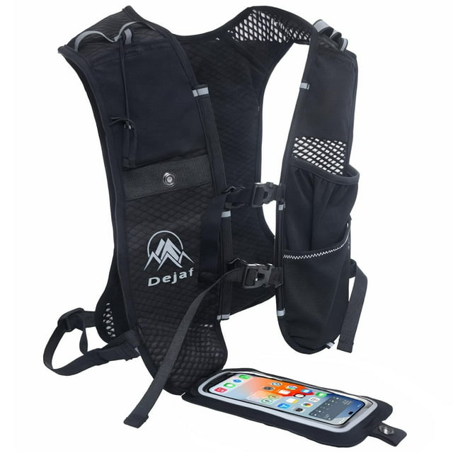 Chaleco Para Correr Para Mujeres Y Hombres, Ligero (194 G/8 Bolsas), Mochila De Hidratación, Soporte Para Teléfono Para Correr, Chaleco Para Senderismo, Senderos, Ciclismo, Carreras, Corredores De Mar