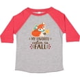 thumbnail image 3 of Inktastic October Favorite Color is Fall Girls Toddler T-Shirt, 3 of 5