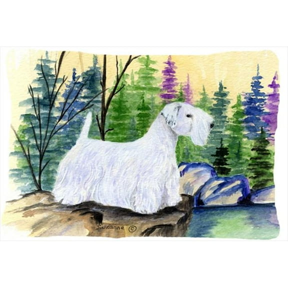 Carolines Treasures  Sealyham Terrier Decorative Indoor & Outdoor Fabric Pillow