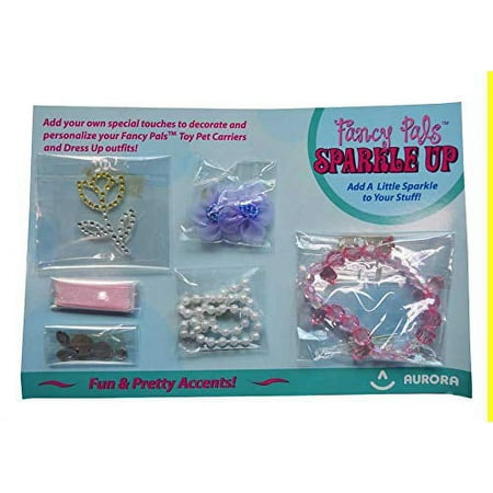 Aurora - Fancy Pals - Sparkle Up - Carrier Purse Decor - Pink